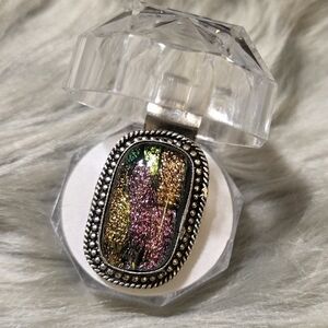Dichoric Glass Ring